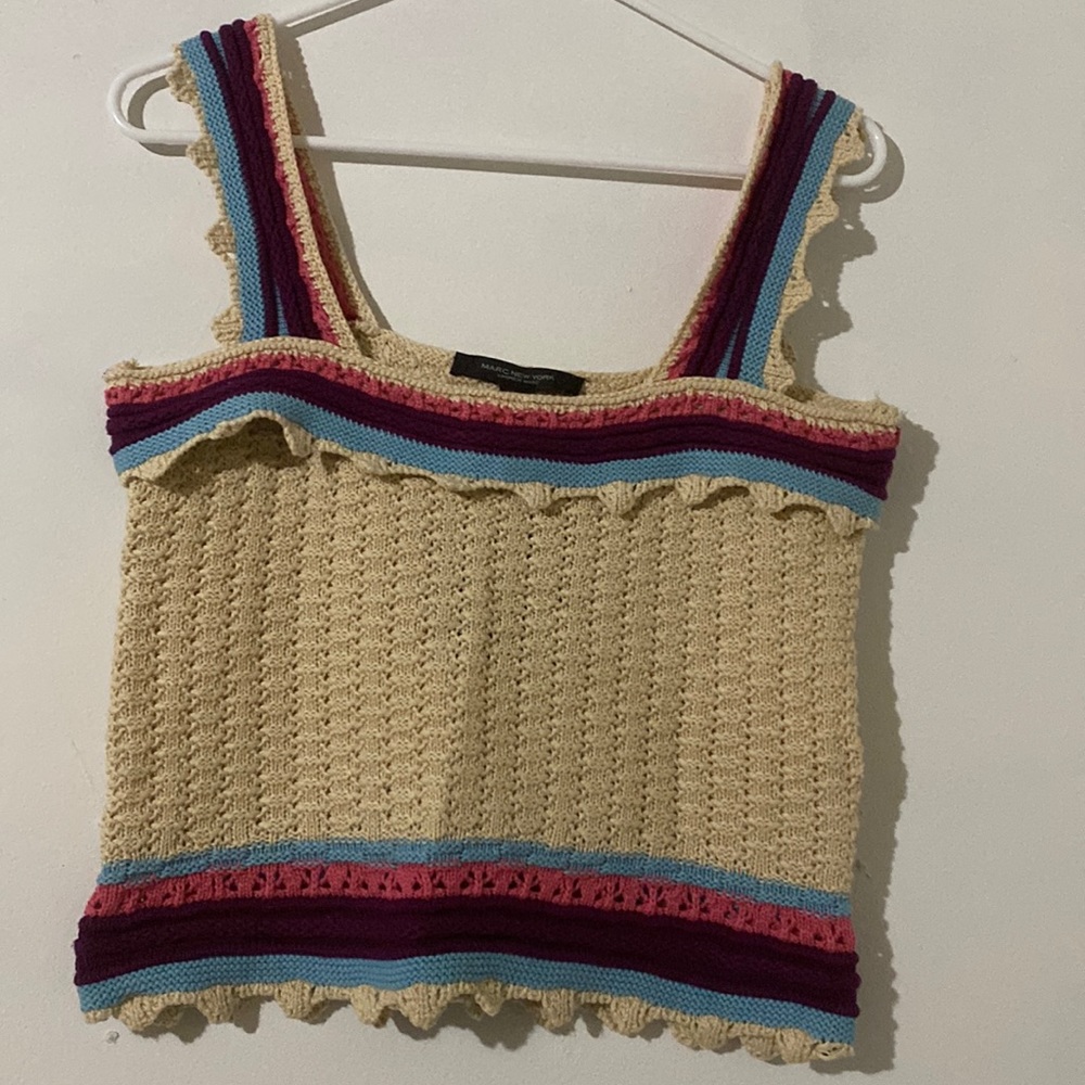 NWT Marc New York crochet top